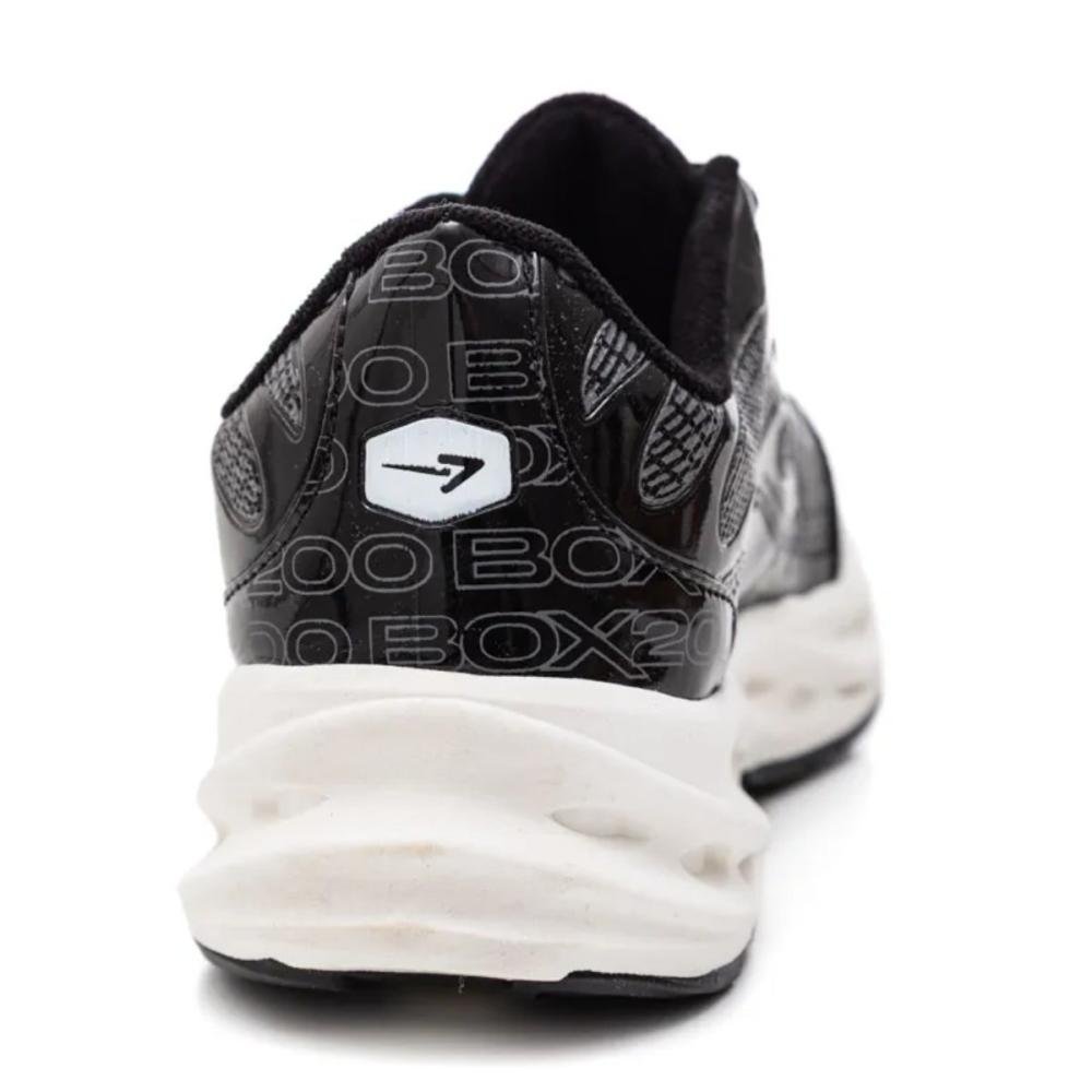TÊNIS BOX 200 ESPORTIVO MASCULINO BX2594  Off White/Preto 3