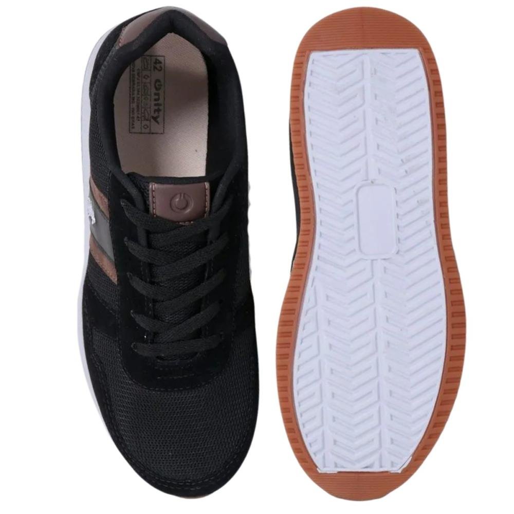 TÊNIS ONITY CASUAL MASCULINO L131 Preto/Marrom 2