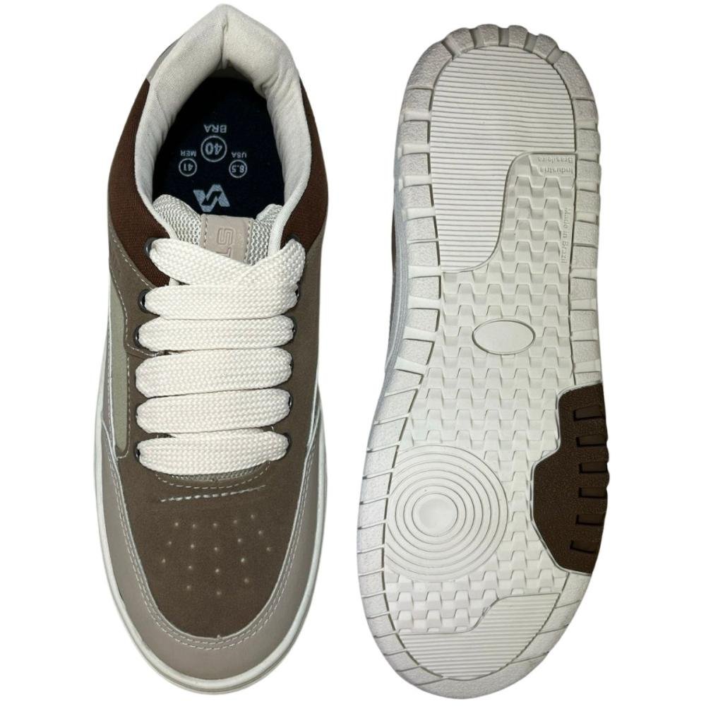 TÊNIS STIR CASUAL MASCULINO BKN07 Marrom 2