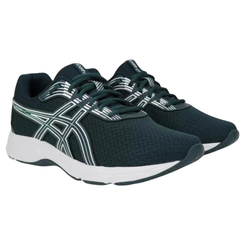 TÊNIS ASICS RAIDEN 4 MASCULINO Preto/Verde 2