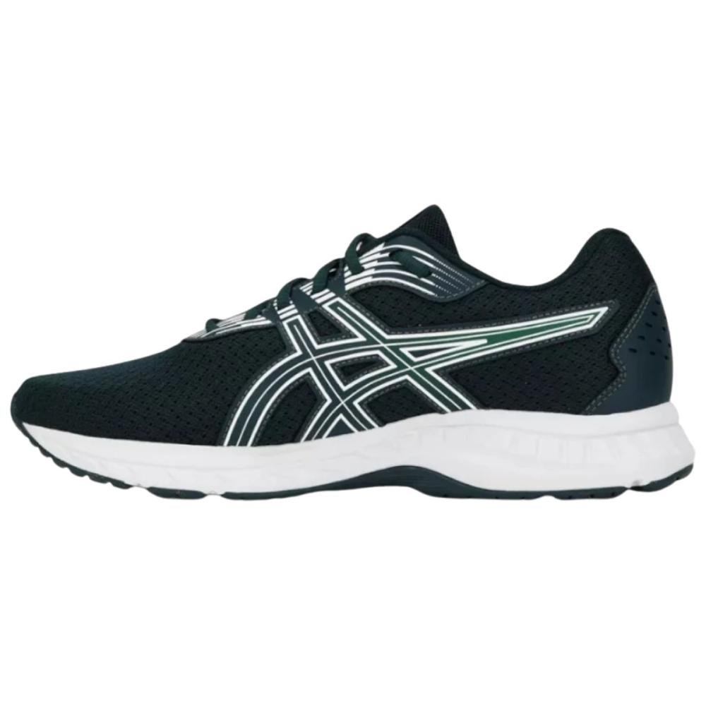 TÊNIS ASICS RAIDEN 4 MASCULINO Preto/Verde 5