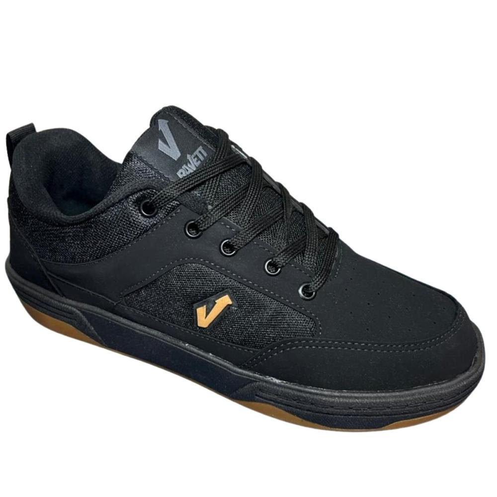 TÊNIS RAVETT BUSTER CASUAL MASCULINO Preto/Bege 5