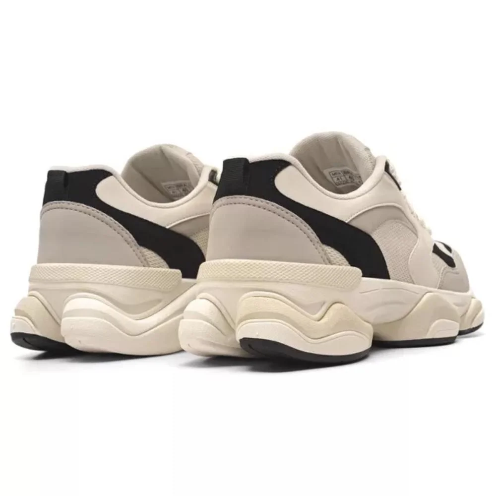 TÊNIS LOGUS CASUAL STRIDE MASCULINO 22810 Off White/Preto 4