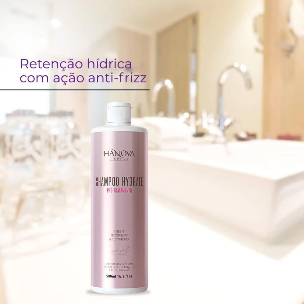Hanova - Shampoo Hydrate HNV Expert 500ml 500ml 4