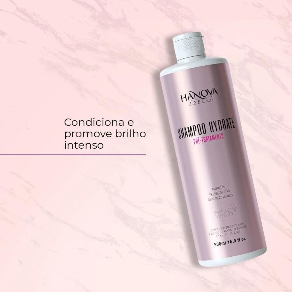Hanova - Shampoo Hydrate HNV Expert 500ml 500ml 5