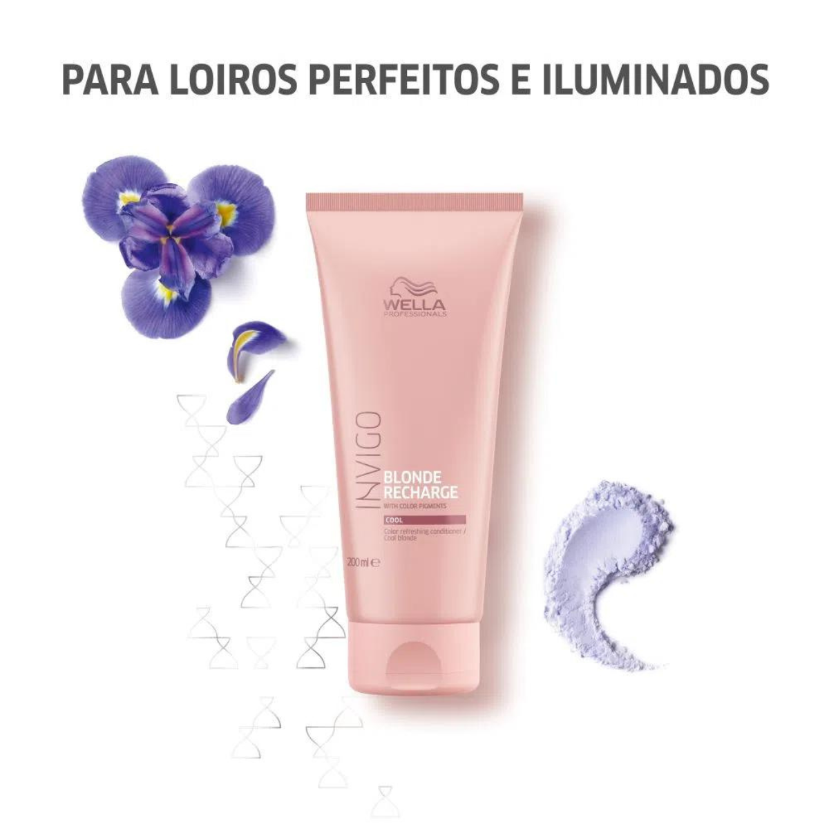 Wella Blonde Recharge Condicionador Desamarelador 200ml 200ml 2