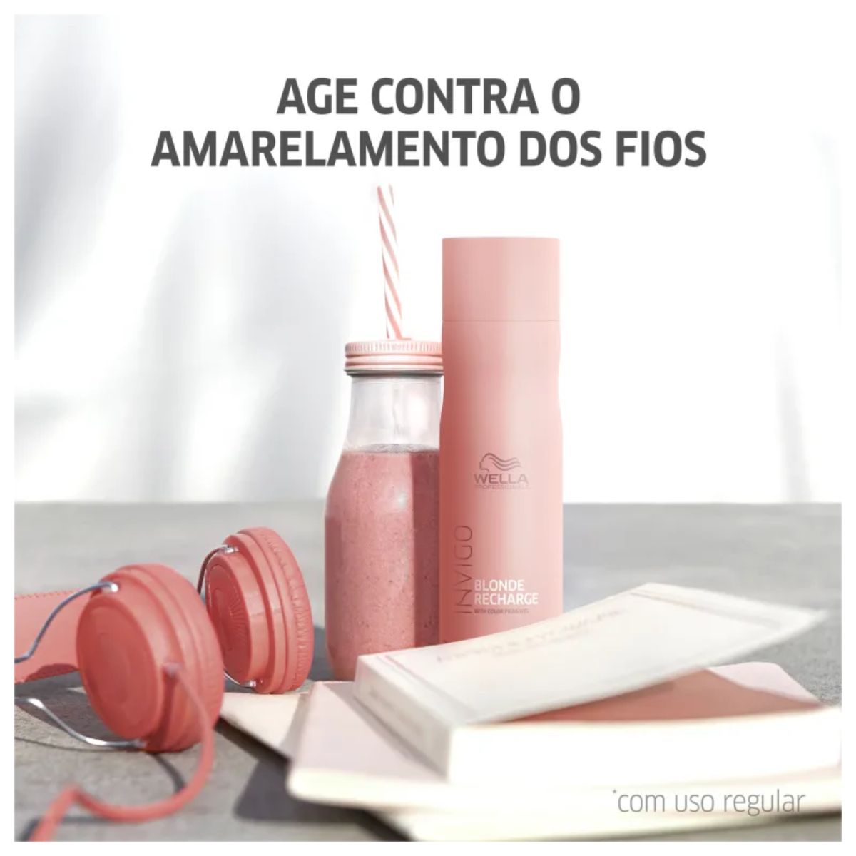 Wella Blonde Recharge Condicionador Desamarelador 200ml 200ml 5