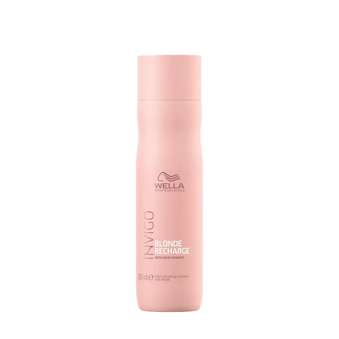 Wella Invigo Blonde Recharge Shampoo Matizador 250ml 250ml 1