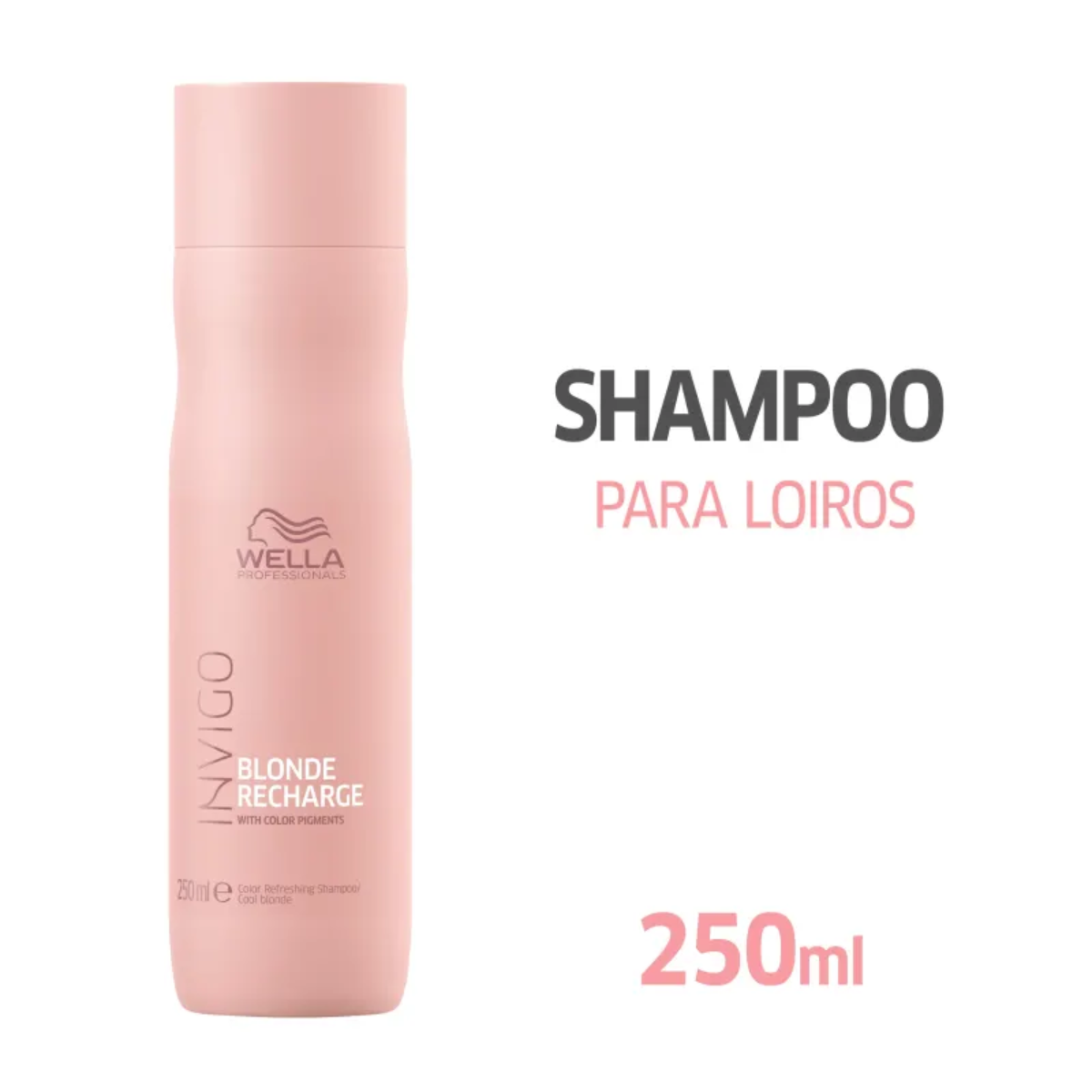 Wella Invigo Blonde Recharge Shampoo Matizador 250ml 250ml 3
