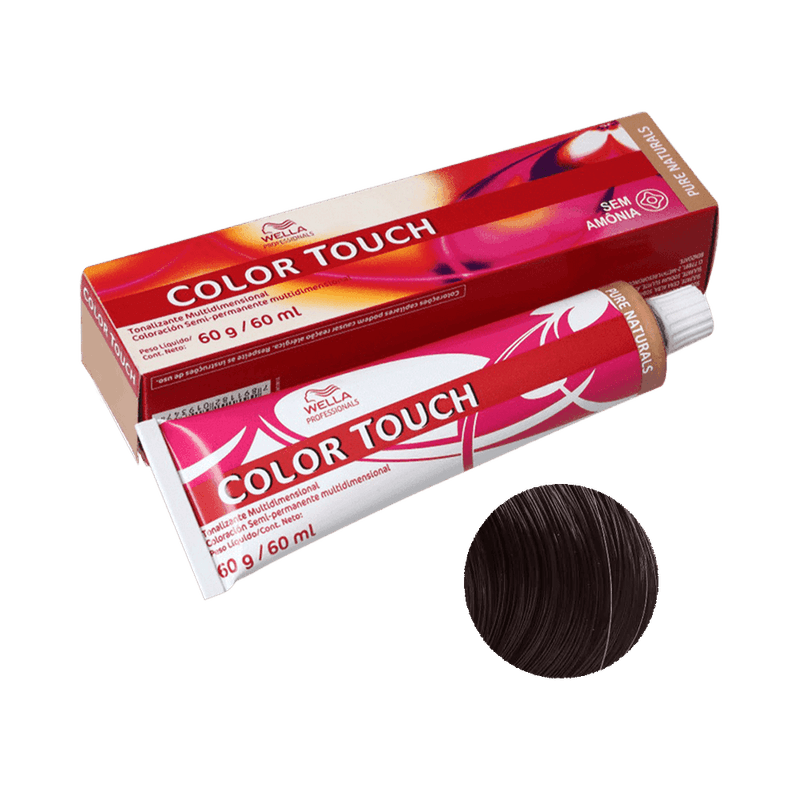 Wella Color Touch 4/0 Castanho Médio - Tonalizante 60g