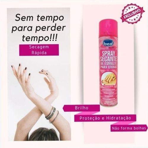 Spray Secante de Esmalte Ideal 400ml 400ml 2