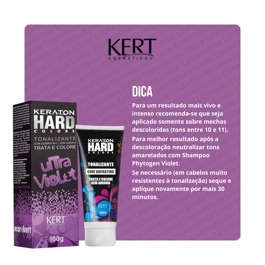 Kert Keraton Hard Color Ultra Violet 100g 100g 3