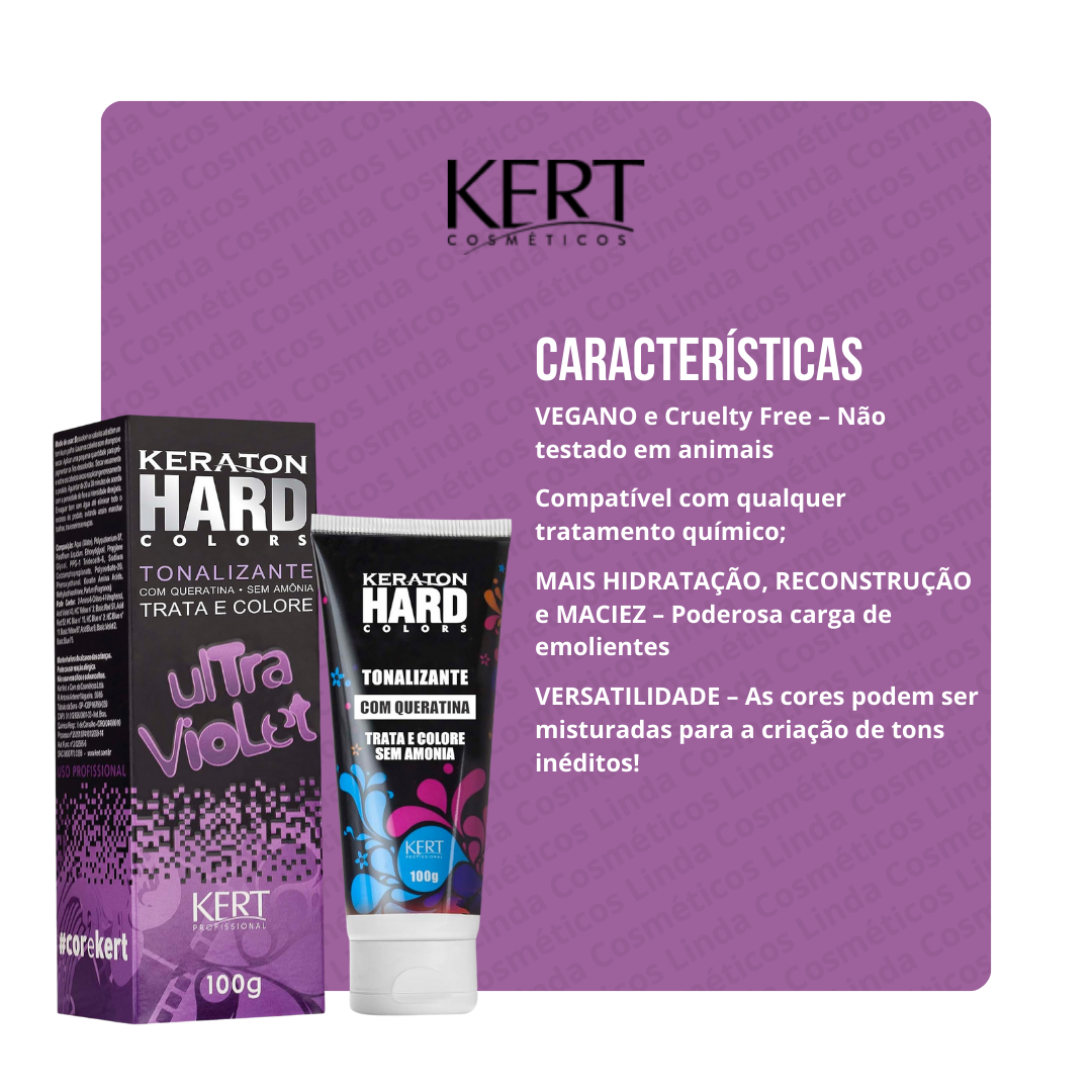 Kert Keraton Hard Color Ultra Violet 100g 100g 4