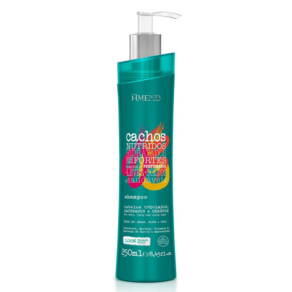 Amend Cachos Shampoo 250ml + Mascara 250ml ÚNICO 2