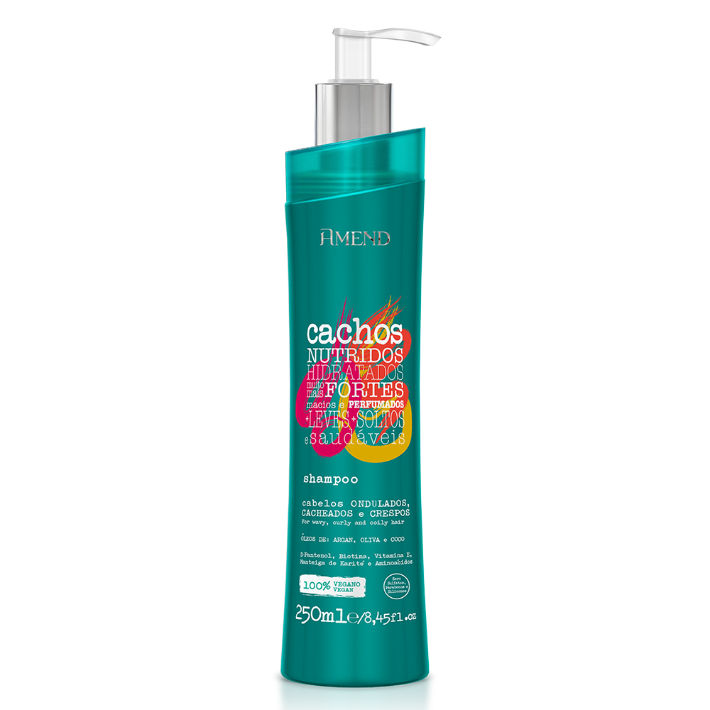 Amend Cachos Sh 250ml + Masc 250ml + Leave-in Ondulado 250ml ÚNICO 3
