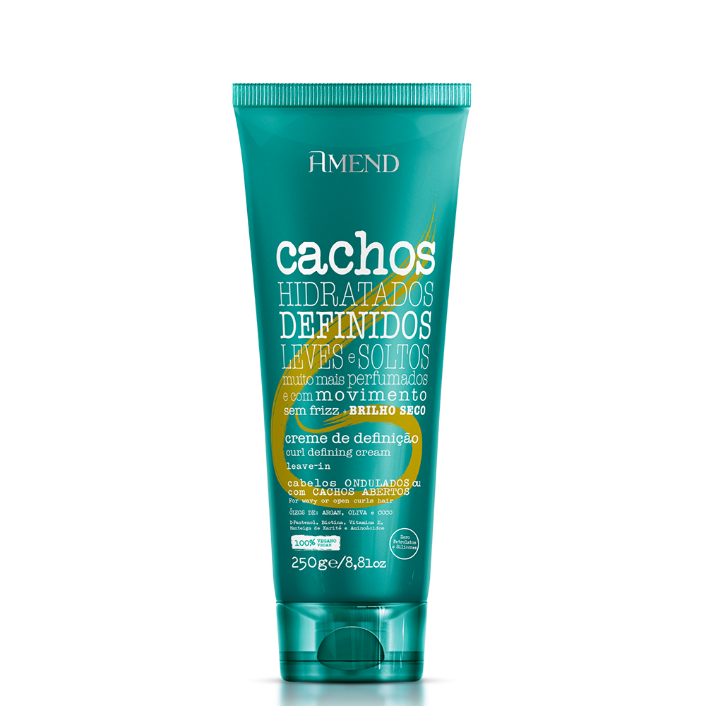 Amend Cachos Sh 250ml + Masc 250ml + Leave-in Ondulado 250ml ÚNICO 4