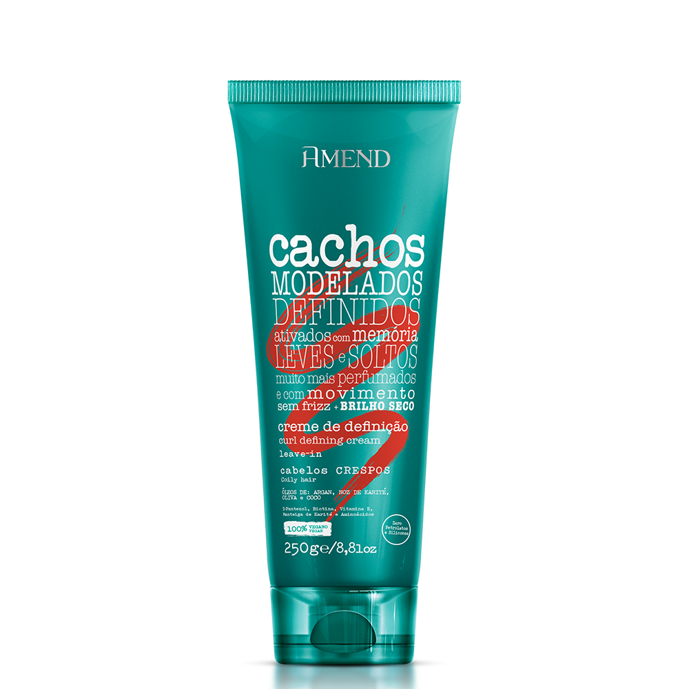 Amend Cachos Sh + Cond + Masc + Leave-in Crespo +Oil Moringa ÚNICO 5