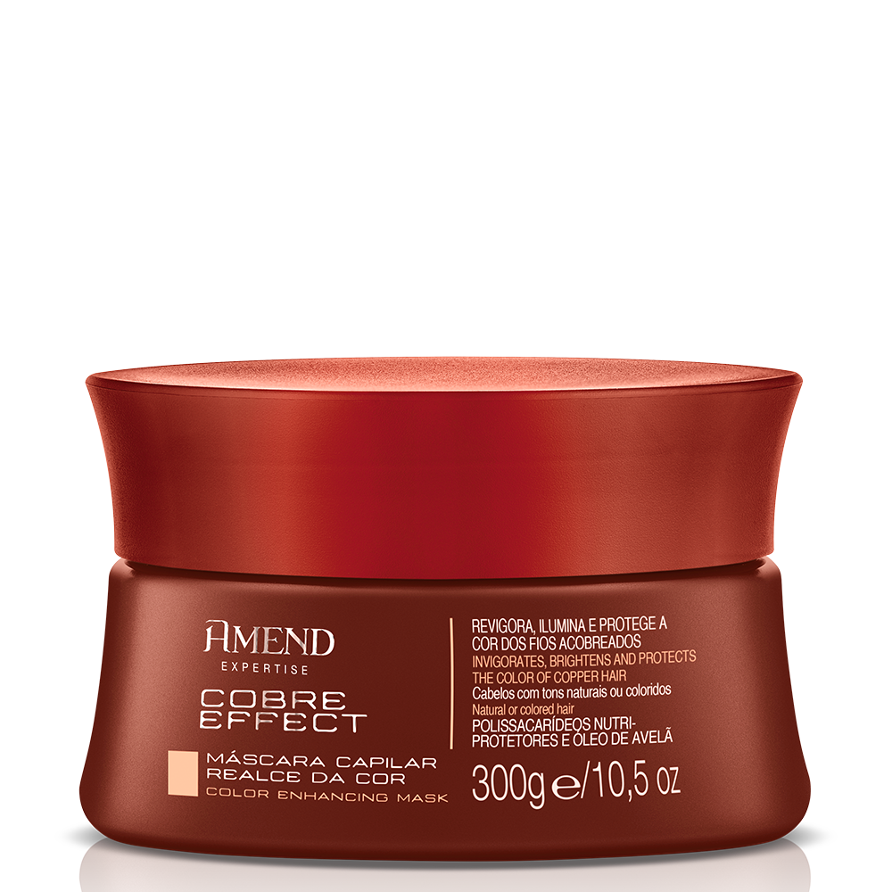 Amend  Cobre Effect Shampoo + Condicionador + Máscara Matizadora ÚNICO 3