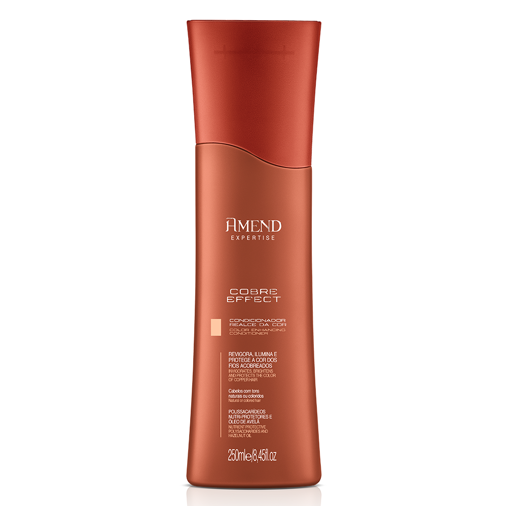 Amend  Cobre Effect Shampoo + Condicionador + Máscara Matizadora ÚNICO 4