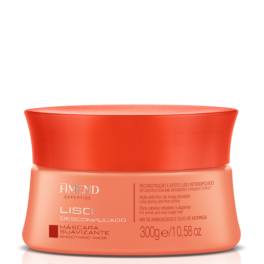 Amend Expertise Liso Descomplicado Shampoo + Máscara + Óleo Moringa ÚNICO 3
