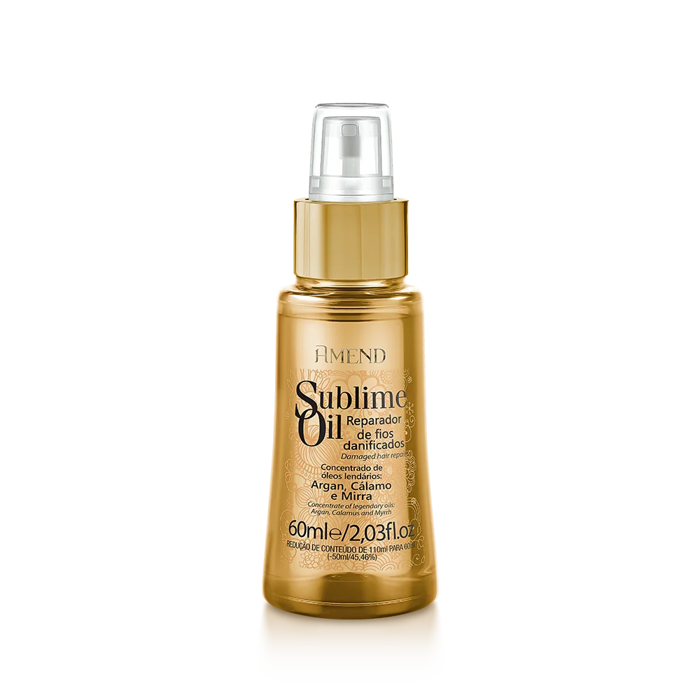 Amend  Marula Fabulous Shampoo + Máscara + Óleo Sublime ÚNICO 4