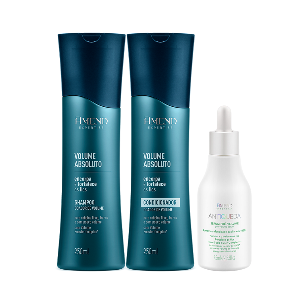Amend Volume Absoluto Shampoo + Condicionador + Sérum ÚNICO 1