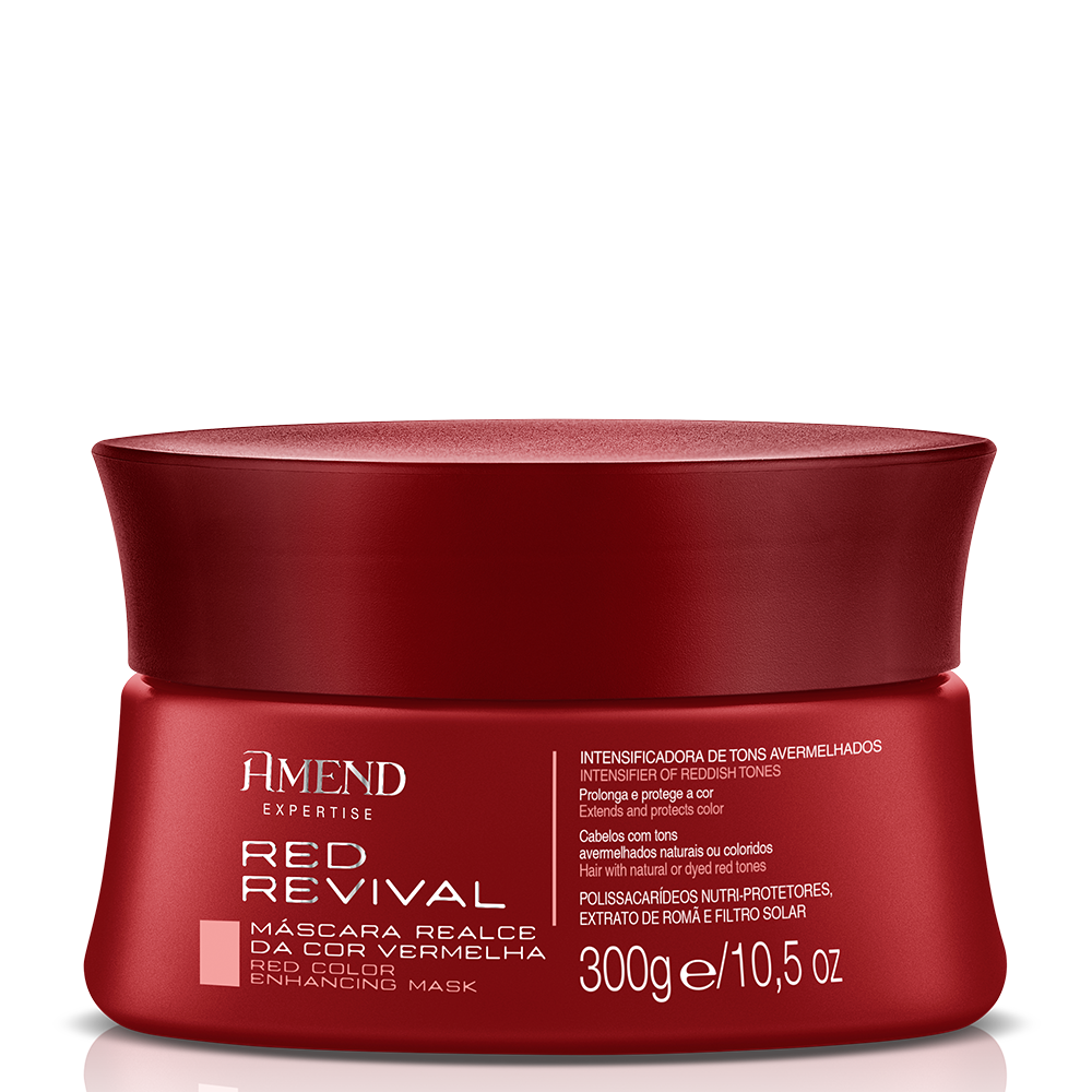 Amend Mascara Matizadora Red Revival + Oil Moringa + Luva ÚNICO 2