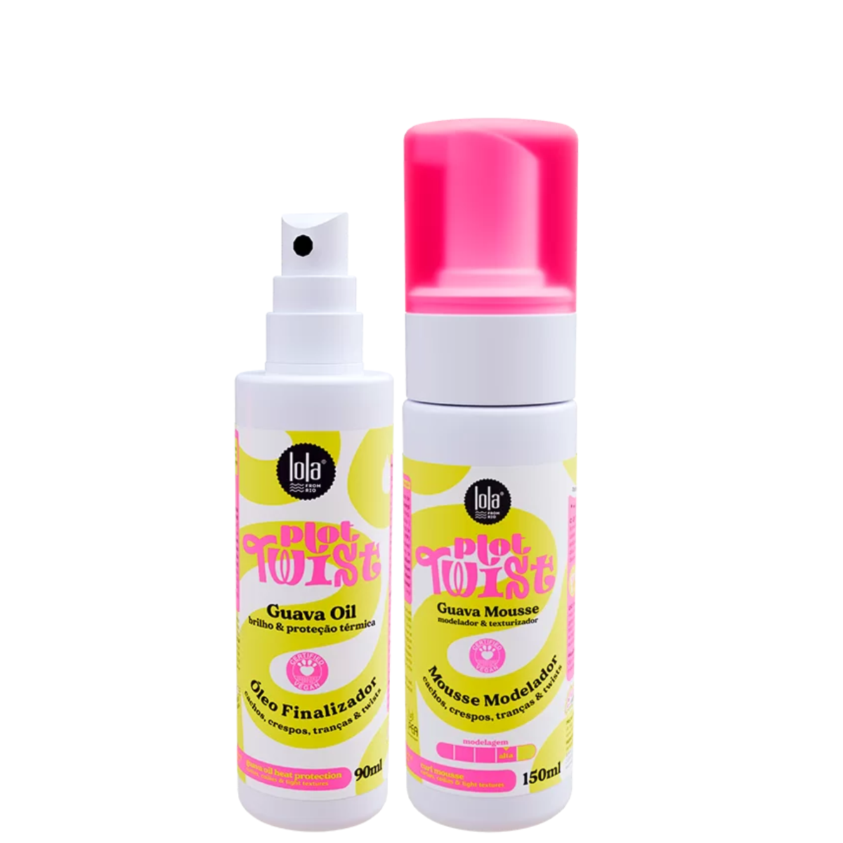 Mousse Lola From Rio Plot Twist Guava - 280ml Pour Définition Des Boucles - Vegan