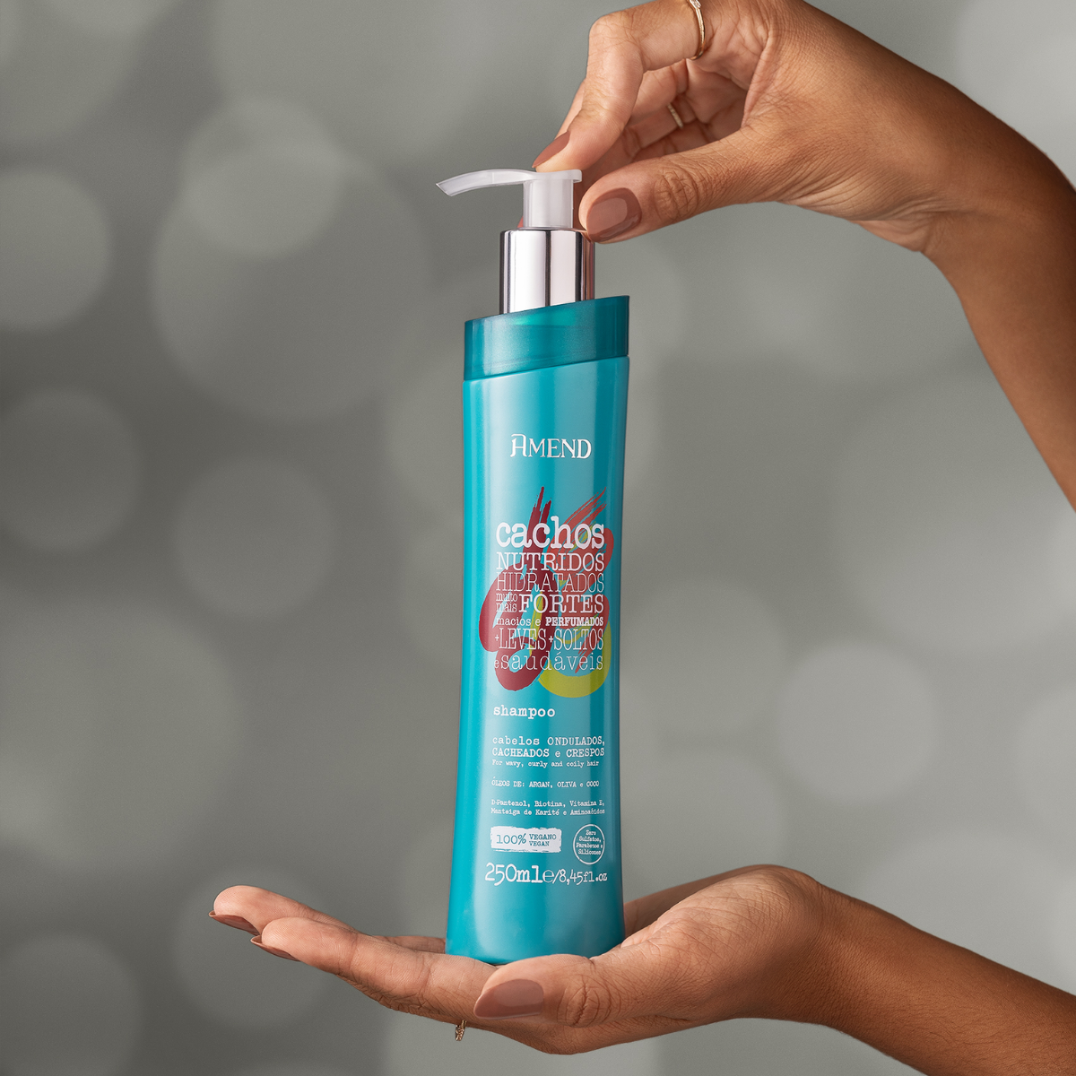 Amend Cachos Sh 250ml + Masc 250ml + Óleo Multifuncional 60ml ÚNICO 3