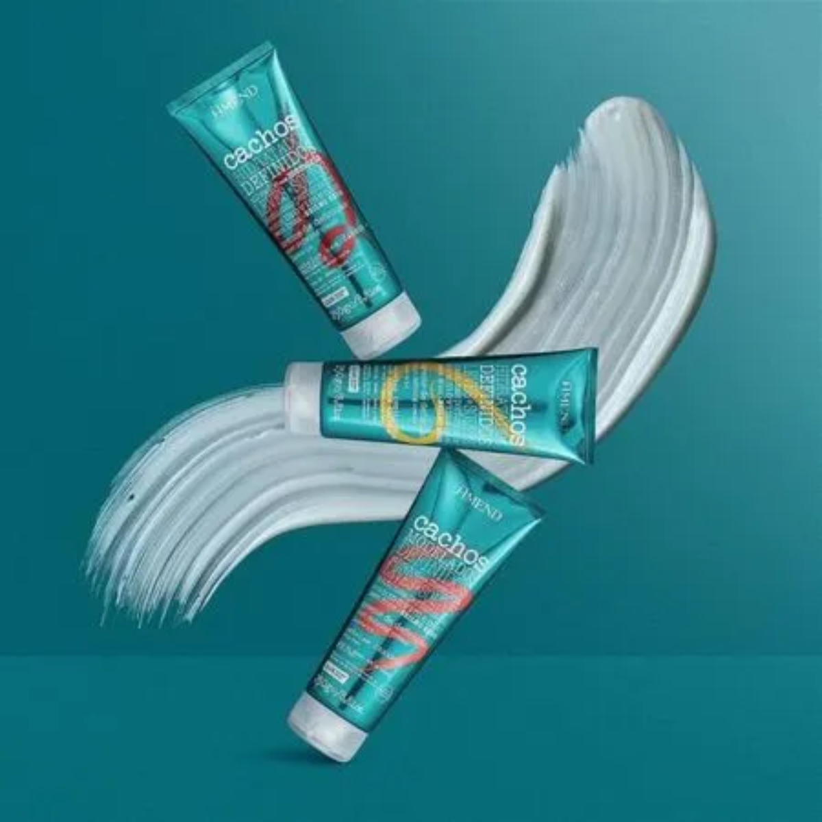 Amend Cachos Sh 250ml + Cond 250ml + Masc 250ml + Leave-in Ondulado 250ml + Óleo Multifuncional 60ml ÚNICO 3