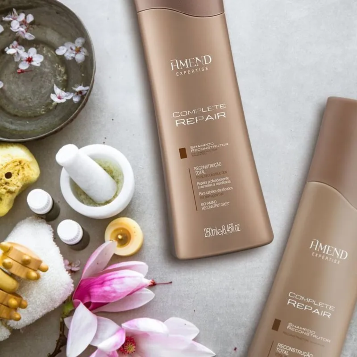 Amend Expertise Complete Repair Sh 250ml + Cond 250ml + Queratina Líquida 150ml ÚNICO 3