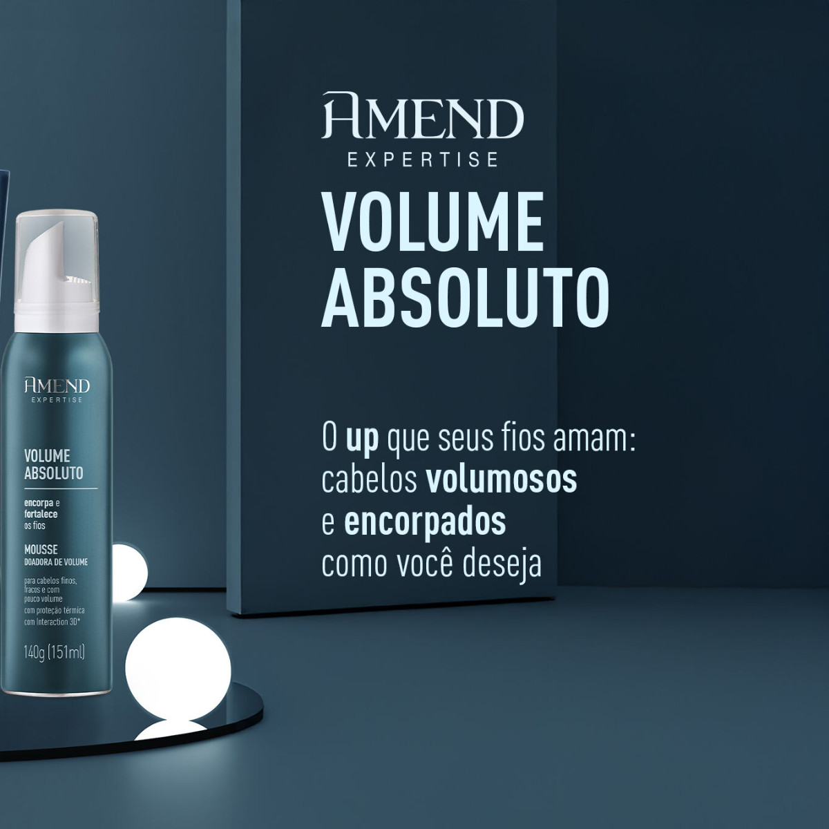 Amend Volume Absoluto Shampoo 250ml + Máscara 300ml + Óleo Sublime 60ml 250ml 4