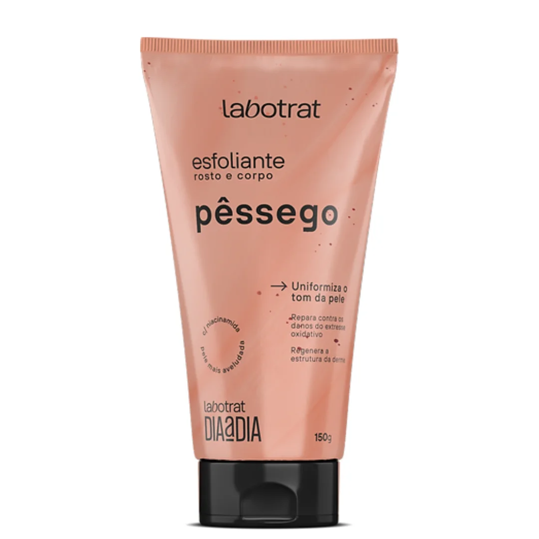 Labotrat Pêssego Esfoliante 150ml + Body Splash + Hidratante + Sabonete + Sais 100ml 2