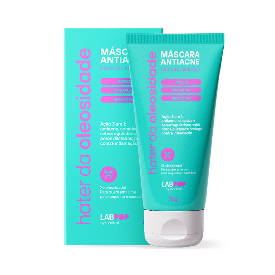Labotrat LabPOP Hater da Oleosidade Gel + Tônico + Máscara Antiacne ÚNICO 4