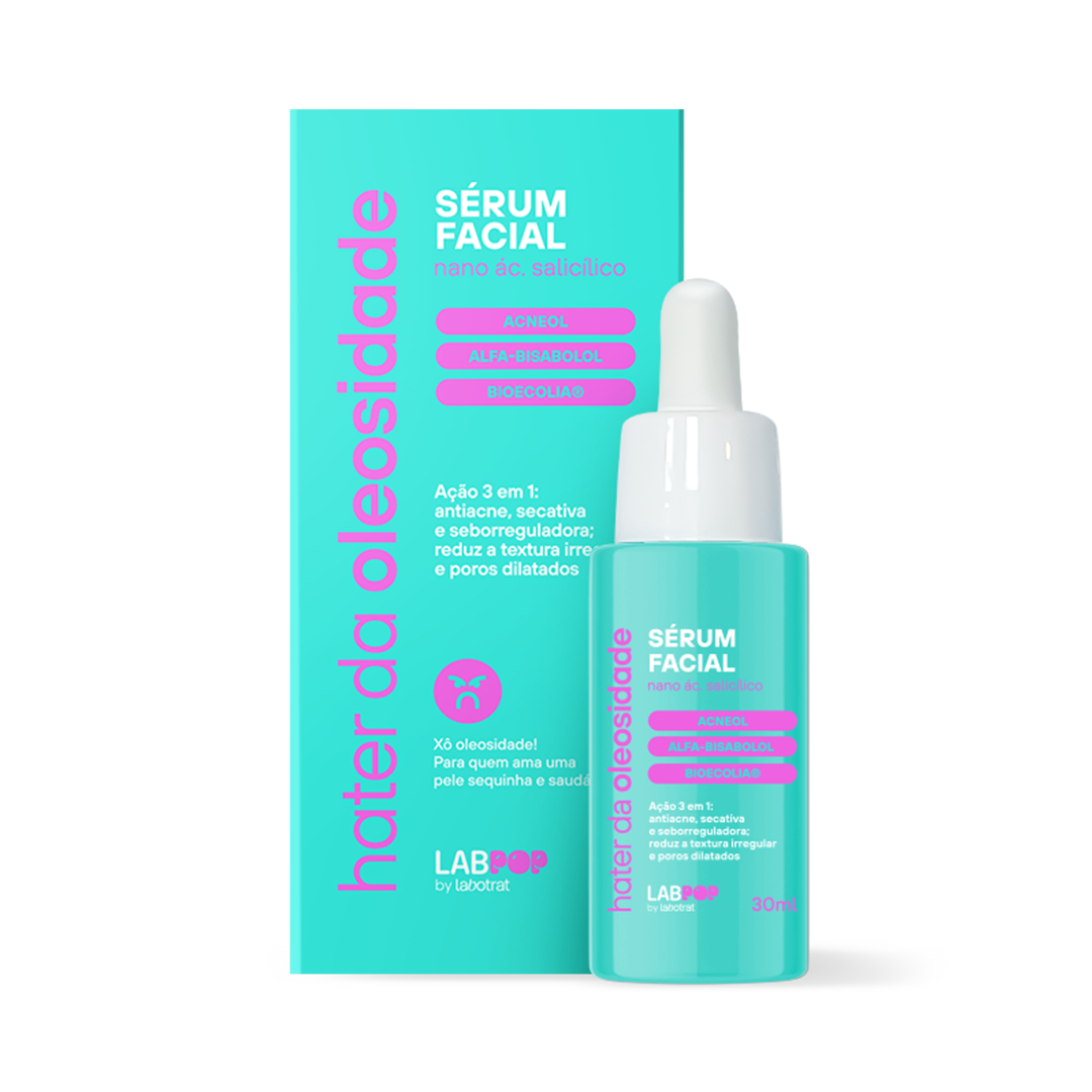 Labotrat LabPOP Hater da Oleosidade Tônico + Sérum + Mascara Antiacne ÚNICO 3