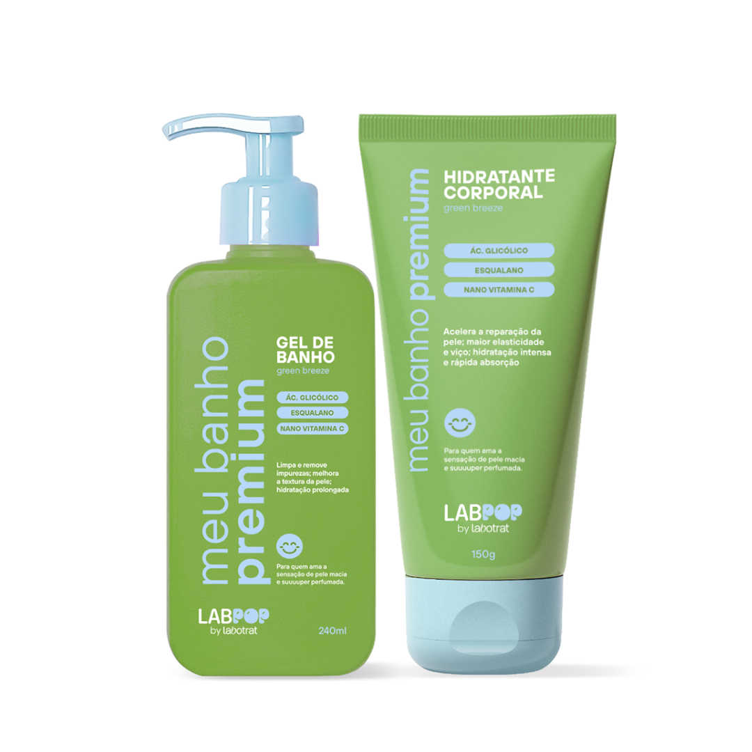 Labotrat LabPOP Green Breeze Hidratante + Gel de Banho ÚNICO