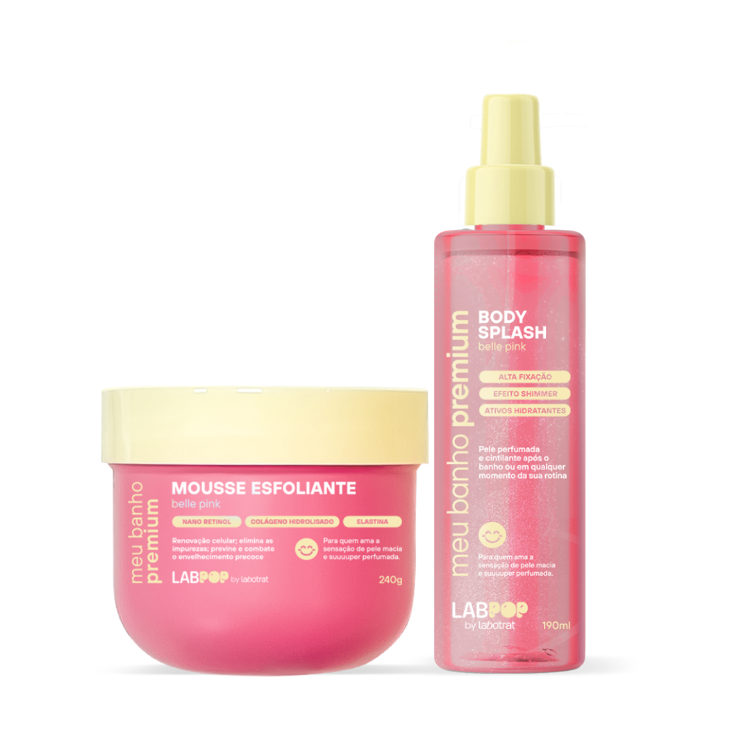 Labotrat LabPOP Belle Pink Esfoliante + Body Splash ÚNICO 1