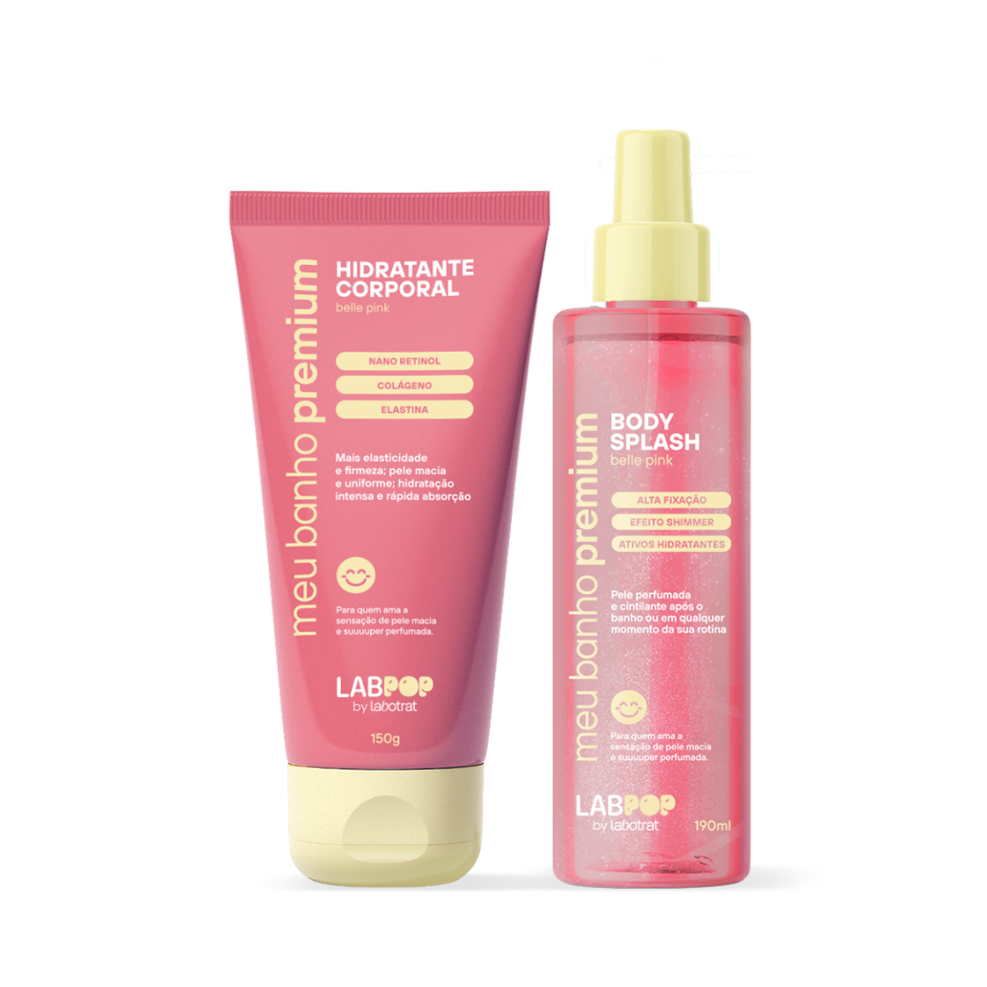 Labotrat LabPOP Belle Pink Hidratante + Body Splash ÚNICO 1