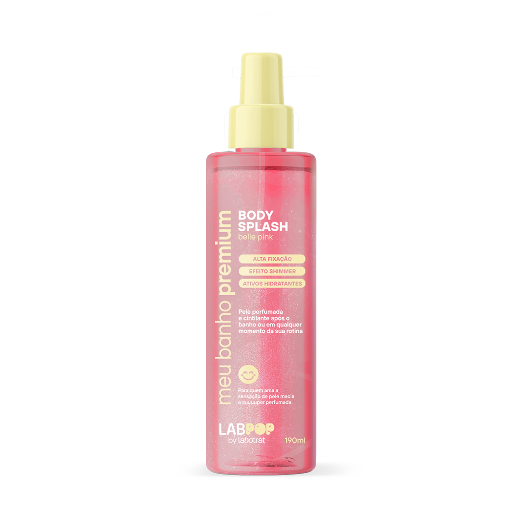 Labotrat LabPOP Belle Pink Esfoliante + Hidratante + Body Splash ÚNICO 4