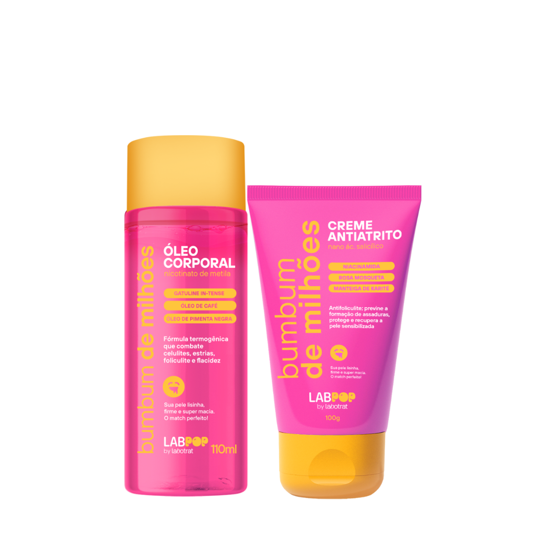 Labotrat LabPOP Bumbum de Milhões Óleo + Creme Antiatrito