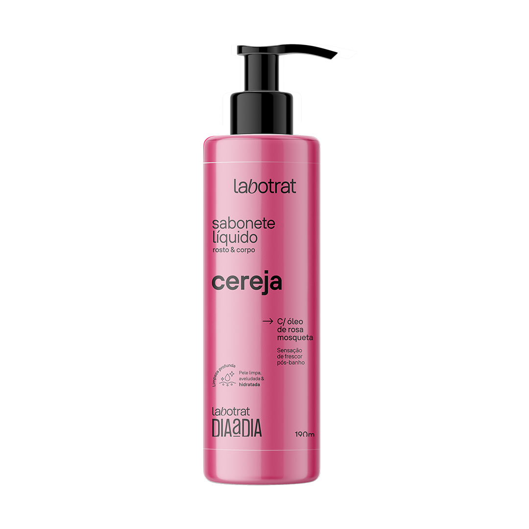 Labotrat Cereja Hidratante + Sabonete + Body Splash ÚNICO 3