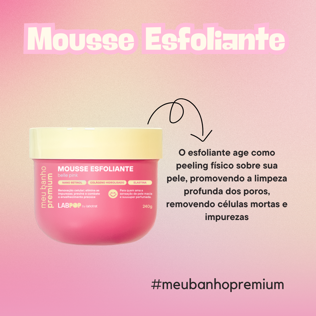 Labotrat LabPOP Belle Pink Mousse Esfoliante 240ml 240ml 2