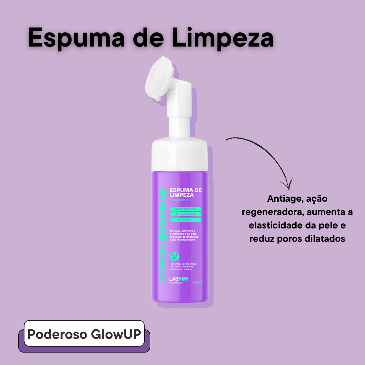 Labotrat LabPOP Glow Up Espuma de Limpeza 130ml 130ml 2