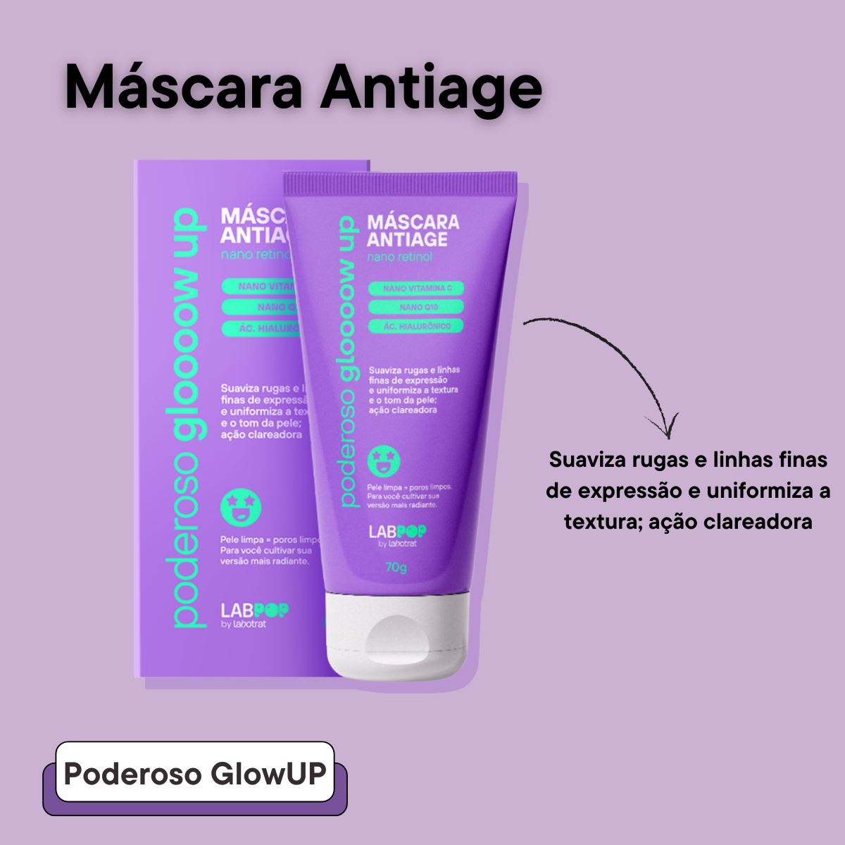 Labotrat LabPOP Glow Up Mascara Antiage 70ml 70ml 2