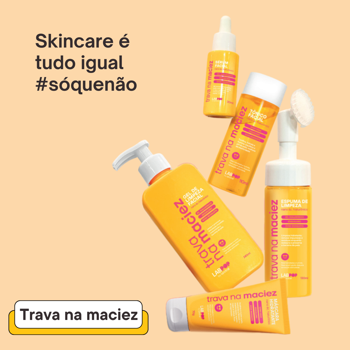 Labotrat LabPOP Trava na Maciez Mascara Facial Hidratante 70ml 70ml 3