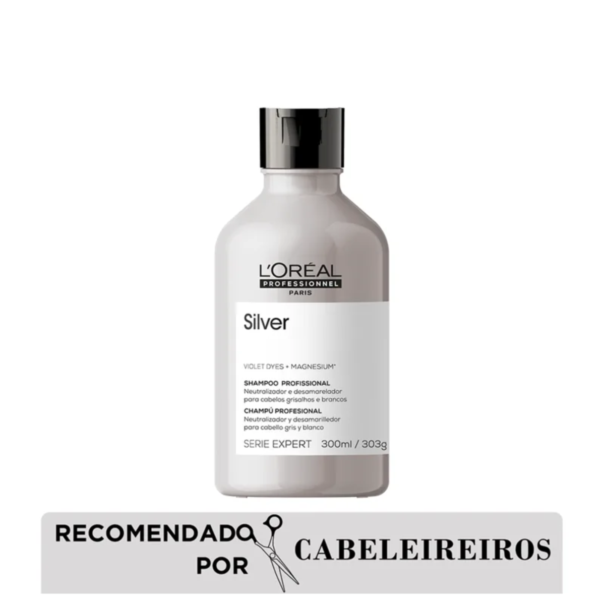 Loreal Silver Shampoo 300ml ÚNICO 2