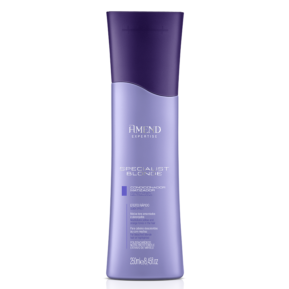 Amend Expertise Specialist Blonde Shampoo 250ml + Condicionador 250ml + Mascara 300ml + Millenar Oil Monói 60ml ÚNICO 3