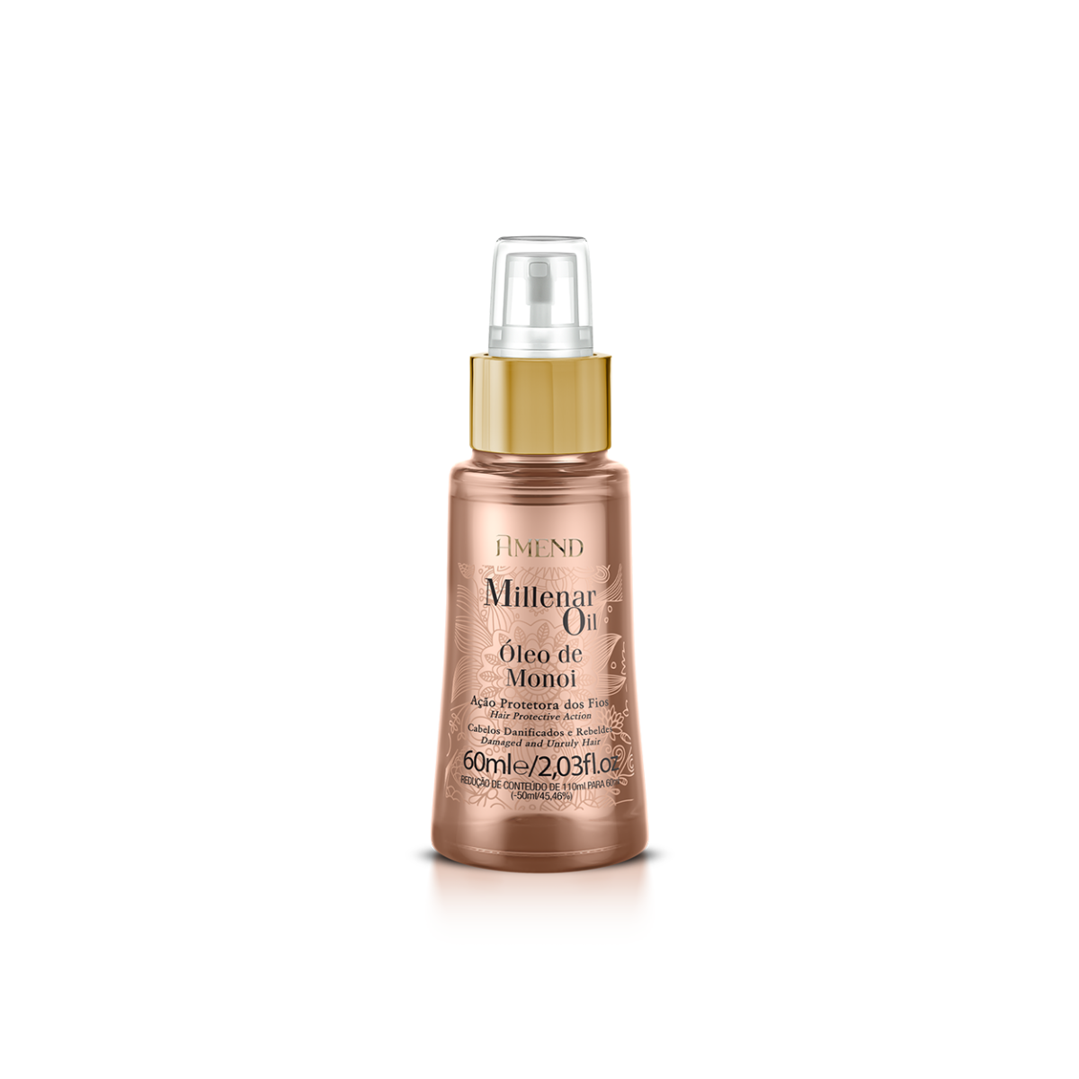 Amend Luxe Creations Extreme Repair Sh 250ml + Masc 250ml + Millenar Oil Monói 60ml ÚNICO 2