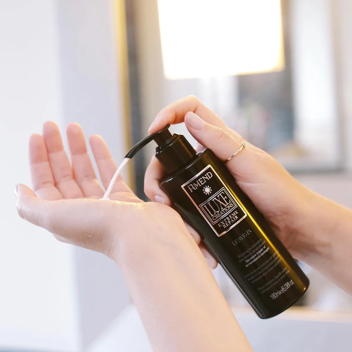 Amend Luxe Creations Extreme Repair Sh 250ml + Masc 250ml + Millenar Oil Moringa 60ml ÚNICO 3
