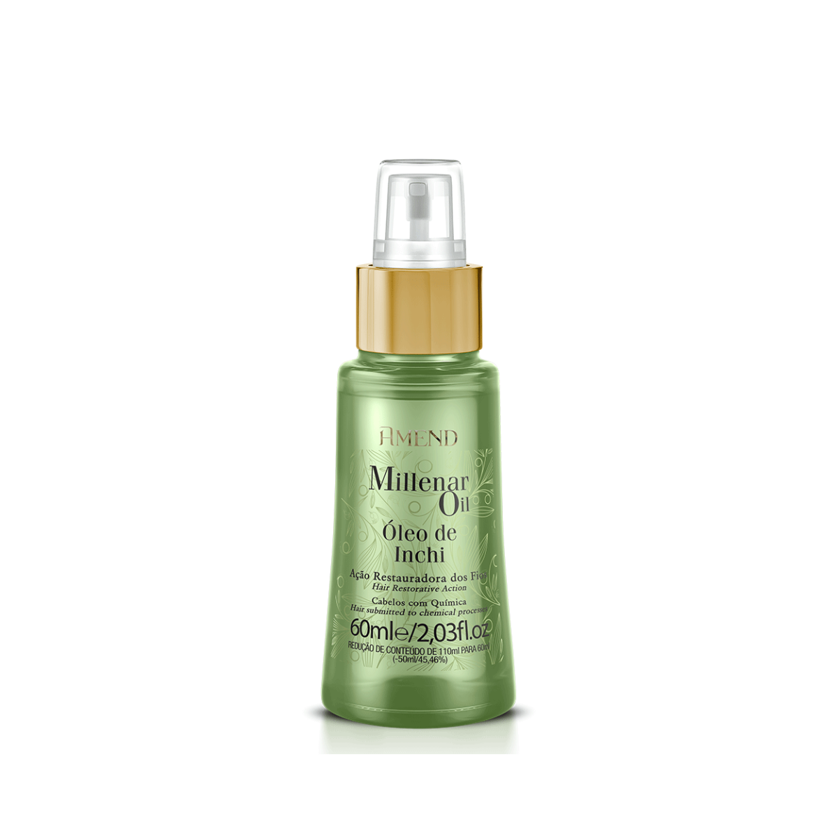 Amend Luxe Creations Extreme Repair Sh 250ml + Cond 250ml + Masc 250ml + Millenar Oil Inchi 60ml ÚNICO 2
